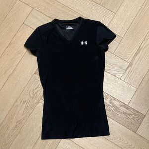 Under Armour Black V-Neck Tee
